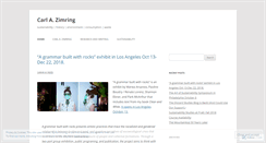 Desktop Screenshot of carlzimring.com